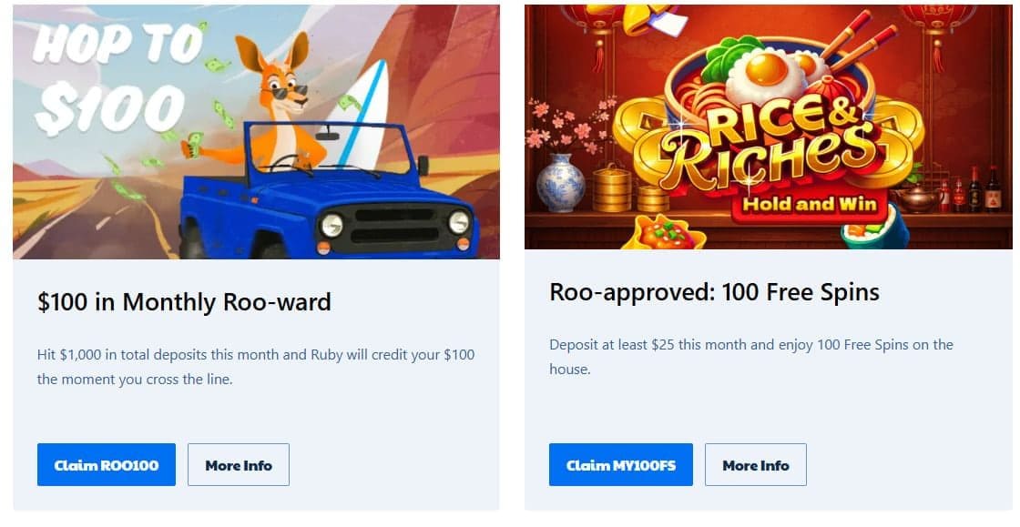 Ripper Casino Bonus 2026 – A$7,500 Welcome & Cashback image 4